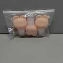 Cute Bear Travel Bottles Set for Toiletries 3 Pack 2.8oz 80ML Leak Proof Silicone Containers for Conditioner Shampoo Lotion (Pink)