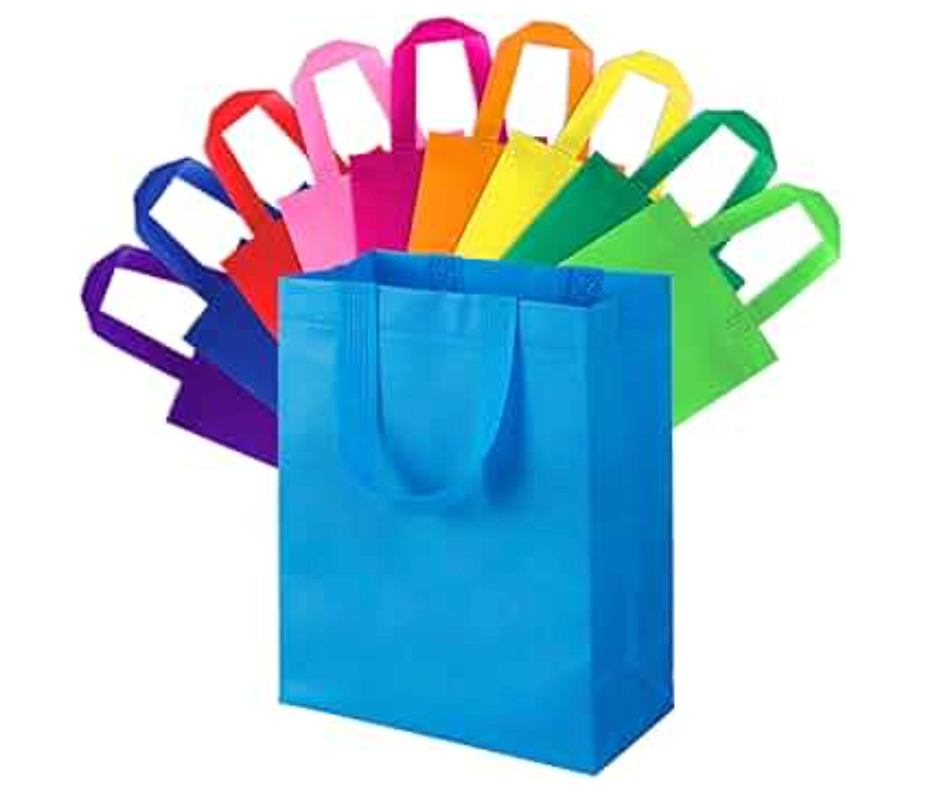 30Pcs Gift Bags Medium Size, Reusable Goodie Bag, Gift Bags with Handles for Party Favors, Birthday, Baby Shower