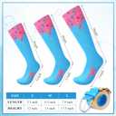 Ice Cream Drip Baseball Belt and Sock Combo, Youth Adult Adjustable Elastic Softball Belt Sock for Sport Practice (Blue, L)