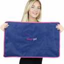 Extra Large & Reusable Ice Pack (15 x 23.5 inches, XL) for Maximum Back and Full Body Pain Relief from Injuries, Swelling, Bruises, Sprains | Ice Blanket for Sleeping & Physical Therapy | By Magic Gel (Blue)