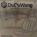 Car Seat Cover Custom Fit for Dodge Ram 1500 2500 3500 2002-2026 Faux Leather Seat Cover Set Compatible with Crew Quad Regular Cab Pickup Truck Cushions (Black & Grey, Full Set, Flat Rear)