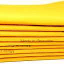 10 Pack Extra Large Original German Shammy Cloths Chamois Towels Absorbent Super Shammy for Pets, Parenting Tool Cleaning for Home and Commercial Use Wholesale Bulk (Orange)