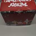 8FT Hanging Christmas Inflatable Outdoor Decoration Climbing Santa Pulling Gift Box Bag Funny Christmas Blow Up Yard Decorations with Built-in LEDs for Roof Balcony Window Tree Xmas Decor