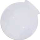 6-Inch White Glass Globe - 3-1/4-Inch Fitter Opening