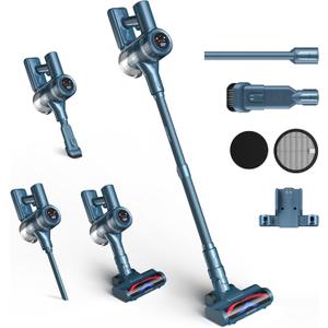 Cordless Vacuum Cleaner,Strong Suction & Powerful Stick Vacuum,Up to 50Mins Runtime,Automatic Suction Adjustment,All-in-One LED Display,Tangle-Free Design,Lightweight Vacuum Cleaners for All Floor