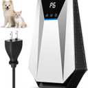 Cat Litter Deodorizer, Ozone Odor Eliminator & Air Ionizers, 99% Litter Box Deodorizer, Air Purifier Plug in for Dog Poop Odor Removal, for Toilet, Wardrobe, Shoe Closet, Garage, Room, Silver