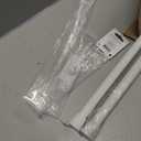 2 Pack Spring Tension Curtain Rods White Ajustable 53-98inchs, 0.86inch Diameter, Extension Spring Tension Rods Suitable for Use in Bathroom Window Screen Curtain Wardrobe (white)