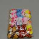 22 pcs Plush Animals Finger Puppet Toys - Mini Plush Figures Toy Assortment for Kids, Soft Hands Finger Puppets Game for Autistic Children, Great Family Parents Talking Story Set