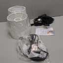 CADUKE Plug in Wall Light Set of 2, Swing Arm Wall Lamps, Modern Bedroom Wall Sconce Fixtures with Linen Lampshade for Reading Hallway Living Room