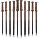 Chinco 24 Pieces Wand Pencils Wizard Party Supplies and Flash Bolt Wizard Theme School Birthday Goodie Bag Fillers Favor for Teen Kids Teen Boys Girls Wizard School Decor School Rewards
