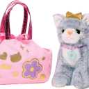 Creativity for Kids Cuddly Kitten Kit | Adopt, Accessorize & Decorate a Plush Pet | Toddler Purse & BFF Jewelry Gift for Girls | Encourages Imaginative Play & Fine Motor Skills (Ages 4+)