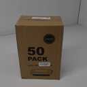 Ezalia 50 Pack- Meal Prep Containers 38oz, Plastic Food Prep Containers Reusable, Leakproof To Go Food Containers with Lids, BPA-Free, Microwave/Dishwasher/Freezer Safe