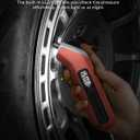 ETENWOLF T300 Plus Tire Pressure Gauge 200 PSI, Digital Tire Gauge with Bright LED Display, Tire Gauges for Tire Pressure with Presta Valve Adaptor (Vivid Orange)