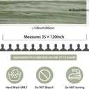 12 Pack 10Ft Cheesecloth Table Runner 35x120 Inch Boho Gauze Table Runner Cheese Cloth Long Romantic Table Runners for Wedding Bridal Shower Birthday Party Table Decor (Dusty Sage Green)
