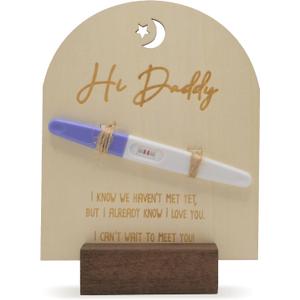 Pregnancy Announcement for Husband, Surprise Pregnancy Announcement for Dad, Coming Soon Baby Announcement, Hi Daddy Pregnancy Baby Reveal Ideas Keepsake Frame, Gifts for Fathers Day
