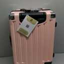 Krute Carry On Luggage 20 inch Aluminum Frame Suitcase with Spinner Wheels No Zipper Hardshell PC+ABS Luggages TSA Lock Zipperless Suitcases