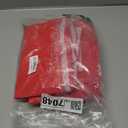 homing Rectangle Vinyl Tablecloth, Waterproof Spillproof Plastic Flannel Backed Table Cloth, Wipe Clean Table Cover for Dining, Christmas, Parties and Holiday (Red, 60" x 84")