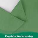 Biscaynebay Wrap Around Bed Skirts for Queen Beds 19" Long Drop, Sage Adjustable Elastic Dust Ruffles Easy Fit Wrinkle Resistant Silky Luxurious Fabric Machine Washable