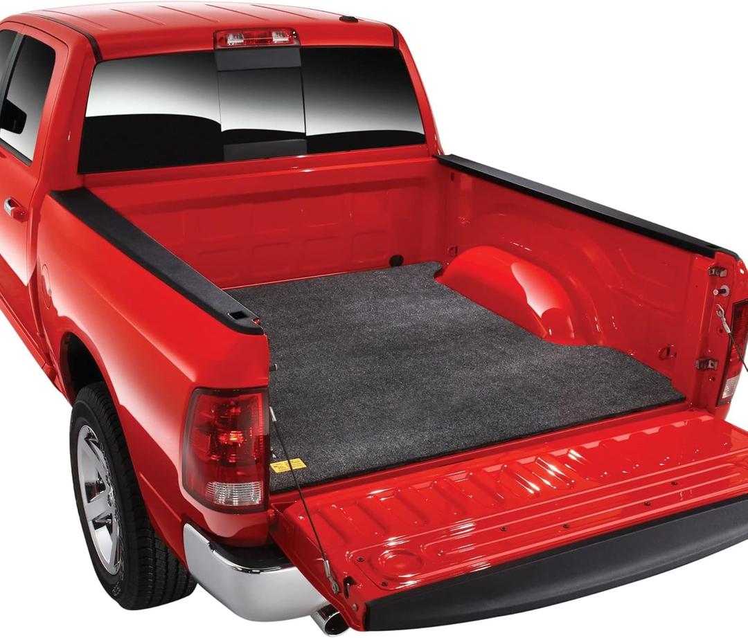 BedRug Bedmat | Fits 2015 - 2026 Ford F-150, 57 Bed (Includes 2022-2025 Lightning Model) w/Out Liner or Spray-In Bedliner | Charcoal Grey, BMQ15SCS