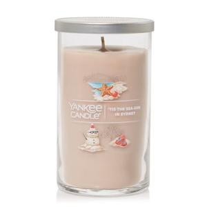 YANKEE CANDLE SIGNATURE MEDIUM PILLAR CANDLE - 'TIS THE SEA-SUN IN SYDNEY