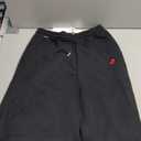 Aelfric Eden Super Baggy Barrel Sweatpants Casual Wide Leg Pants Elastic Waist Lantern Trouser Unisex (Medium, Black)