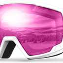 OutdoorMaster Kids Ski Goggles, Snowboard Goggles - Youth Snow Goggles (One Size, A02-gloaming)