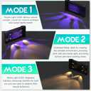 Dimmable LED Reptile UVB Lamp, 8000 Hours UVB Duration for Much Longer Lifespan, Adjustable 4/8/12-Hour Cycles, Suitable for Lizard and Chameleon, 12W, L Size