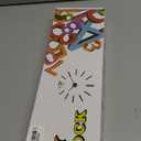 Timelike 3D DIY Wall Clock, 1M Modern Frameless Large 3D DIY Wall Clock Kit Decoration Home for Living Room Bedroom (Black-Black) (70~130cm)