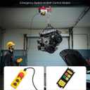 VEVOR Electric Hoist, 1320 lbs 120V Electric Winch with 328 ft Wireless & 14 ft Wired Remote Control, 40 ft Single Cable Lifting Height, Single/Double Slings, Lift Hoist for Garage Warehouse Factory