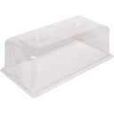 SUNPACK Sundome Plastic Multi-Vented Humidity Dome, Clear, 7" (Pack of 10) - Ideal for Greenhouses or Indoor Growing, Able to Adjust Humidity with Vents