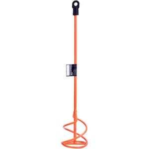 Paint & Mortar Mixer| 16" L,3" Dia Compound,Sealer,Grout,Thinset,Plaster,Mud,Cement Mixer Stirring Paddle -Professional Paint Mixer Attachment-Zinc Plated Steel (Style# 03)
