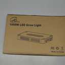 Beelux 1000w LED Grow Light for Indoor Plants Full Spectrum, Upgrade Dual Chips and Dual Switch Plant Grow Lights for Seed Starting Veg and Flower Greenhouse (Actual Power 100W=1000W HPS)