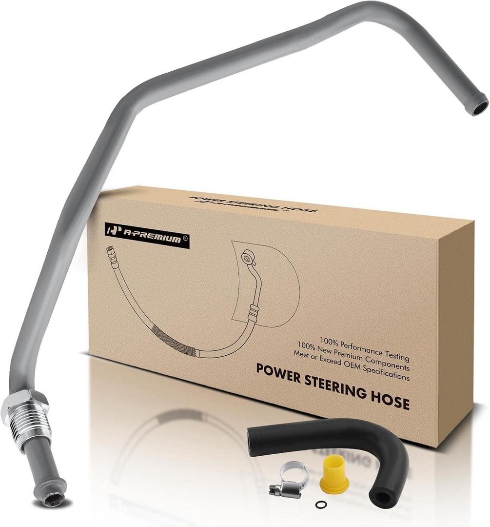 A-Premium Power Steering Return Hose Line Assembly Compatible with Dodge Grand Caravan Chrysler Voyager Town & Country 2004-2007 3.3L 3.8L FWD