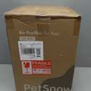 PetSnowy Air Purifier for Pets, Advanced TiO2 Odor Removal,320-540 ft Coverage, TVOC Air Quality Detection, H13 Filter with Magnetic Replacement, Quiet 18-64dB