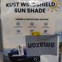 KUST Windshield Sun Shade for 2020-2024 2025 2026 Toyota Highlander Accessories Custom Fit Sunshade Sun Visor Protector Foldable Blocks UV Rays Keep Your Car Cooler