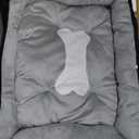 Movable Structure Pet Stairs Ramp with seat Mate Cats/Dogs Chair with ramp high beds, Folding Pet Steps for Large, Medium and Small Dogs, Cat Ladder, with Storage Cabinet