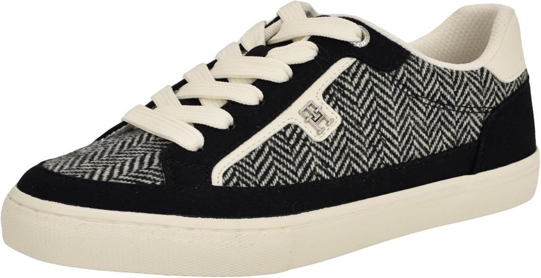 Tommy Hilfiger Women's Lencet (9, Black Multi 001)