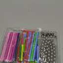 Beicarin 204 Pcs Magnetic Building Sticks Blocks Toys, 2.3" Length Magnet Educational Stacking Toys Set for Kids and Adult, STEM Building Toy 3D Non-Magnetic Balls with Storage Bag