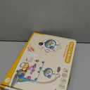 Mini Tudou Baby Crib Mobile with Music and Lights,360Rotation Remote Control Musical Mobile for Crib with 400 Lullabies,Projection Night Light and Chewable Rattle Toy,Crib Toys for Girls and Boys (Red)