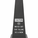 25" Grey Lamba Cone-Watch Out For Falling Ice