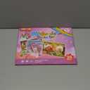 Wooden Puzzles Toys for Kids Ages 3-5, Set of 4 Packs with 20-Piece Unicorn Mermaid Princess Wood Jigsaw Puzzles, Preschool Educational Brain Teaser Toys for Girls 3 4 5 6 Years Old.