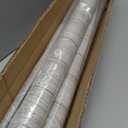 Kolldenn 2 Rolls White Wood Fabric Paper Bulletin Board Roll 4 x 12 ft
