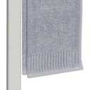 Hand Towel Holder Stand for Bathroom, L- Shaped Standing Hand Towel Rack, Towel Bar Kitchen Vanity Countertop Organizer, SUS304 Stainless Steel Material (Marble Base, Brushed Nickel)