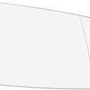 X AUTOHAUX Car Rearview Mirror Glass Replacement with Backing Plate Heated Right Passenger Side for BMW 550i 525i 528i
