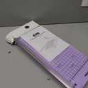 Firbon 12" Guillotine Paper Cutter with Hidden Ruler, Compact Heavy Duty 12-Sheet Capacity Trimmer for Cardstock, Photos, Scrapbooking, Office, Classroom, Studio (Purple)