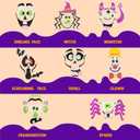 JOYIN 16 Packs Halloween Pumpkin Decorating Stickers, Foam Craft Kit, Halloween Party Favors for Kids, Party Supplies Arts Activities, Funny Jack O Lantern Stickers School Games Gifts