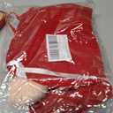 Amosfun Santa Claus Hat Christmas Tree Topper with Nose Gloves Creative Santa Hat Tree Top Decoration of The Hugger for Christmas Holiday Party Supplies 4Pcs Red