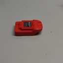 Adapter for Bauer 20v Max Cordless Tools, Compatible with De Walt & Hercules 20v Max Battery, Adapter Only, 1 Pack, Red