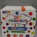 FUMILE 40 Pcs Dot Markers for Toddlers 1-3, 8 Colors Bingo Daubers Bulk for Toddlers, Washable Bingo Markers, Bingo Supplies, Dot Paint for Painting Supplies Drawing Coloring and Easter Basket Stuffer