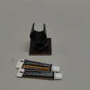 Shower Head Holder Adjustable Handheld Shower Head Bracket Adhesive Shower Wall Mount Holder Brass Shower Wand Holder Oil-Rubbed Bronze, Glue Installation